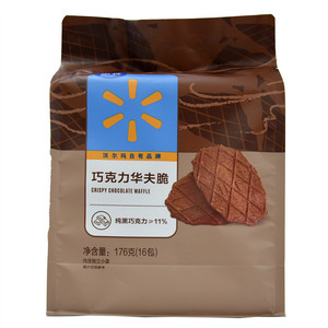 惠宜176克巧克力华夫脆