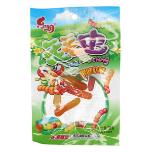 乐潮毛毛虫果味软糖