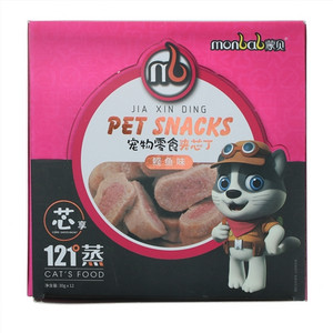 蒙贝宠物零食夹芯丁鲣鱼味
