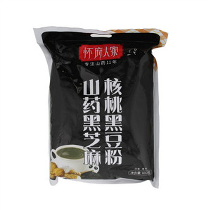 怀府人家山药黑芝麻核桃黑豆粉