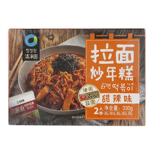 清净园甜辣味拉面炒年糕