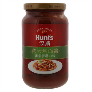汉斯/Hunts番茄罗勒口味意大利面酱