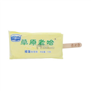 塞北雪草原老哈榴莲味雪糕
