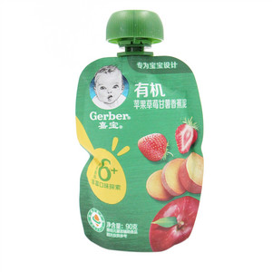 雀巢嘉宝有机苹果草莓甘薯香蕉泥