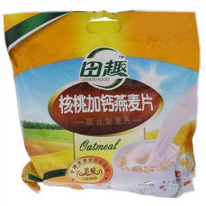 田趣核桃加钙燕麦片