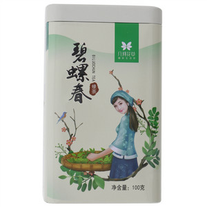 几何花草碧螺春绿茶