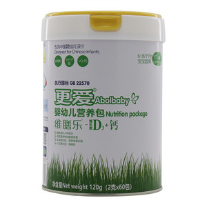 一颖更爱维生素D3+钙辅食营养补充品