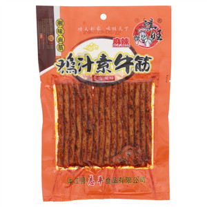 鸿旺鸡汁素牛筋（挤压糕点）