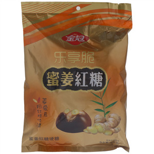 金冠乐享脆蜜姜红糖硬糖