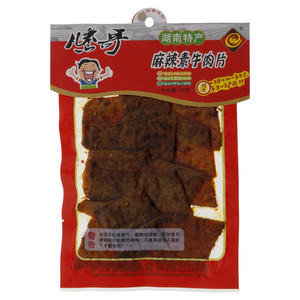 腾哥麻辣素牛肉片即食膨化豆制品