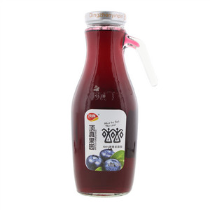 顶真蓝莓汁（手柄）标签