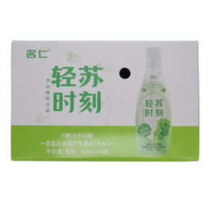 名仁青提风味苏打气泡水