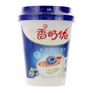 雀仔香奶优蓝莓奶茶