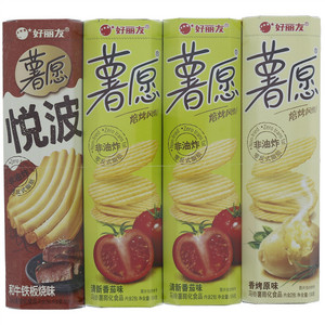 好丽友薯愿（香烤原味 清新番茄味×2 牛铁板烧味）薯片