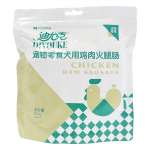 迪尤克宠物零食犬用鸡肉火腿肠