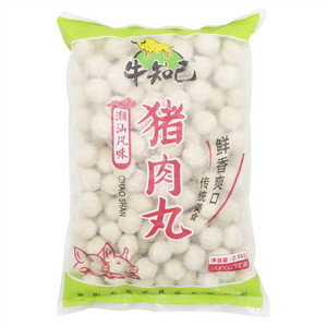 牛知己猪肉丸（速冻生制）