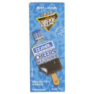 蒙牛+江小白随变焦糖味酒心巧克力冰淇淋制品