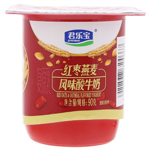 君乐宝红枣燕麦风味酸牛奶