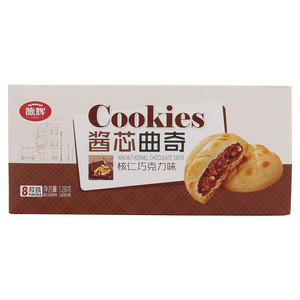 德辉核仁巧克力味酱芯曲奇