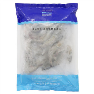 蓝海臻优鲜盐冻南美白对虾25-30头（冷冻）