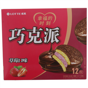 LOTTE乐天乐天巧克派草莓口味