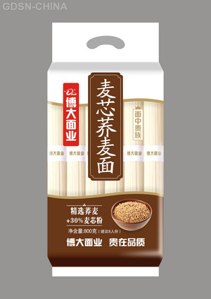 博大麦芯荞麦面+麦芯土鸡蛋面