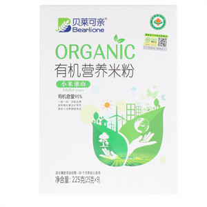 贝莱可亲小米淮山有机营养米粉
