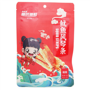 利高通哪吒追鲜辣味鱿鱼风琴条