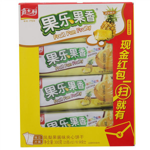 嘉士利果乐果香凤梨果酱味夹心饼干