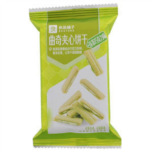 良品铺子曲奇抹茶巧克力味夹心饼干
