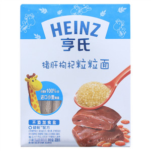 亨氏猪肝枸杞粒粒面320克