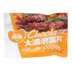 潮辣大波浪薯片（油型膨化食品）