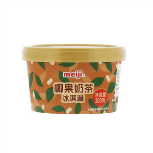 明治 椰果奶茶冰淇淋