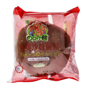 四只小熊火腿沙拉面包