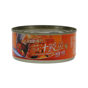 三渔圣冈茄汁鲅鱼罐头