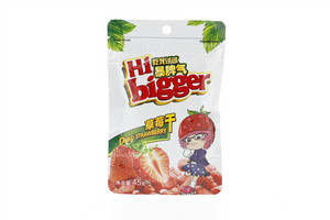 Hi bigger吃我试试暴脾气草莓干45克