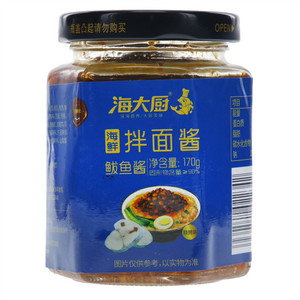 海大厨海鲜拌面酱烧烤味鲅鱼酱