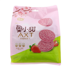 顺旺奥小甜草莓味饼干