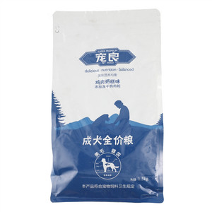 宠良鸡肉奶糕味成犬全价粮