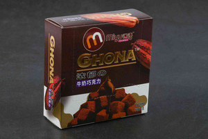 GHONA浓郁迷语牛奶味松露形巧克力