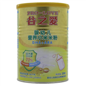 谷之爱婴幼儿营养小米米粉 DNA+ARA