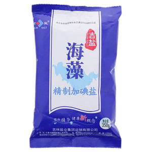 吉盐海藻精制加碘盐