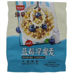 皇麦世家焕早牛奶蓝莓早餐麦