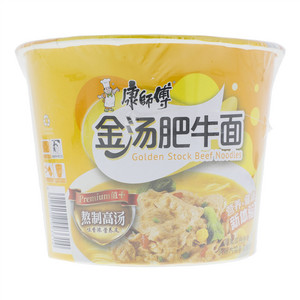 康师傅金汤肥牛面