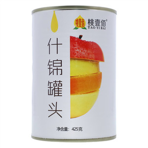 桃壹佰糖水什锦罐头