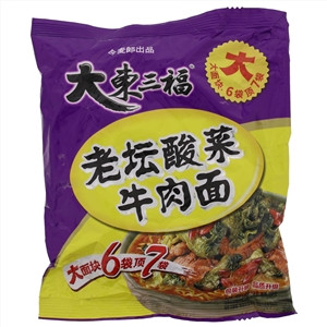 大東三福老坛酸菜牛肉面
