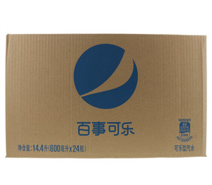 百事可乐可乐型汽水12升（500毫升×24瓶）
