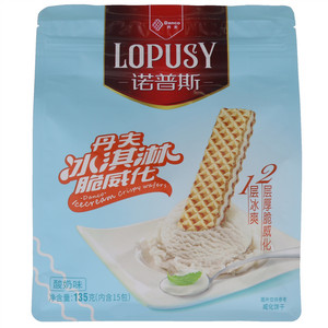 丹夫诺普斯酸奶味丹夫冰淇淋脆威化