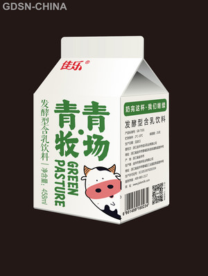 佳乐青青牧场发酵型含乳饮料458ml