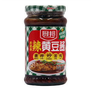 厨邦原晒香辣黄豆酱